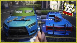 NUOVO VEICOLO BLINDATO PIÙ RESISTENTE DI GTA 5 ONLINE TEST RESISTENZA DUKE O DEATH VS KARIN KURUMA [upl. by Venn]