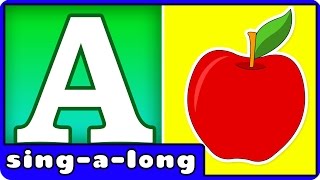 ABC Phonics Song  Kids Song With Lyrics by HooplaKidz SingALong [upl. by Goldi]