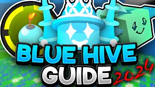 UPDATED Blue Hive GUIDE 2024  Bee Swarm Simulator [upl. by Truman45]