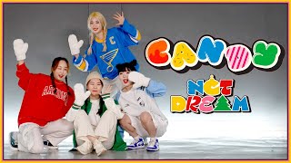 Mirrored NCT DREAM 엔시티 드림  Candy 캔디  4인버전  4 members  Dance Cover  커버댄스  거울모드 [upl. by Placida]