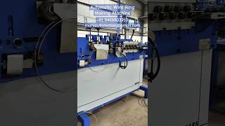 Automatic Wire Ring Making Machine Fanguard Wire Ring Making Machine Half Ring Making Machine [upl. by Beatty]