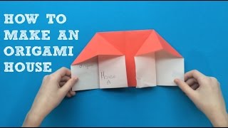 How to Make an Origami House EASY [upl. by Rayham]