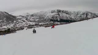 Snow Racing Sledging in Myrkdalen Norway  April 2024 [upl. by Cosetta]