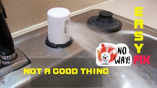 💦 Dishwasher Leaking Water At Air Gap 💦  EASY FIX [upl. by Lenny]