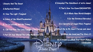 Disney Songs Flute Duet Collection CD音質 [upl. by Haliak]