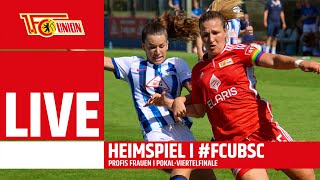 Heimspiel gegen Hertha  Pokal Viertelfinale  1 FC Union Berlin [upl. by Nellac365]