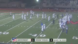 10052024 Varsity Football Mount Miguel High School vs Grossmont High School [upl. by Shewchuk]