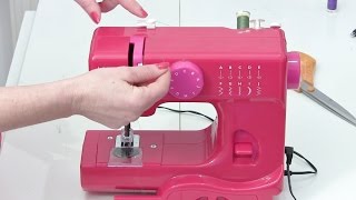 How to thread a sewing machine  Mini JL Janome [upl. by Jinny613]