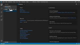 2 Crear carpeta en Visual Studio Code [upl. by Atwood42]