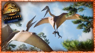 INSANE NEW ATTACK ANIMATION  Thanatosdrakon Showcase  Jurassic World Evolution 2 [upl. by Itsa]