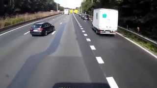 Idiot Driver Changing Lanes Causes Horrible Car Accident OurWorldMyWay com [upl. by Einnaf]