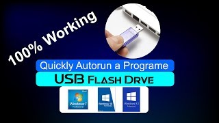 AutoRun program when Plug In a USB Drive  2019 any PC [upl. by Yekcin]