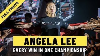 Every Angela Lee Win  ONE Full Fights [upl. by Lemor]