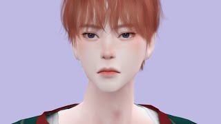 The Sims 4 Soft Cute Male DOWNLOAD 귀여운남 심즈4 배포 [upl. by Treulich375]