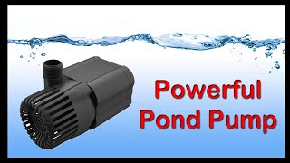 Small powerful pond pump  Amazing for Waterfalls [upl. by Annej55]