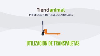 Utilización de transpaletas [upl. by Eenaej]