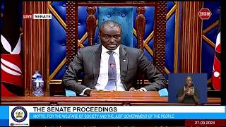 CS Davis Chirchir answers questions from various Senators [upl. by Cerf924]