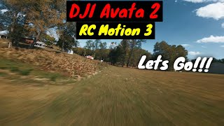 FPV Fun  DJI Avata 2 with RC Motion 3 [upl. by Nicolella116]