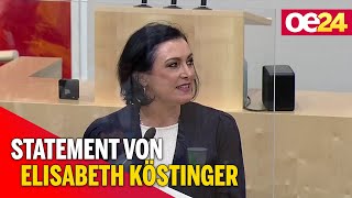 Nationalrat Aktuelle Stunde mit Elisabeth Köstinger [upl. by Anirtap]