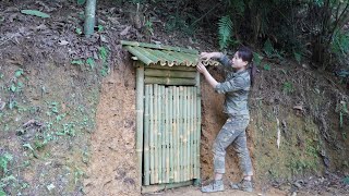 Build an underground survival shelter survival alone [upl. by Ji]