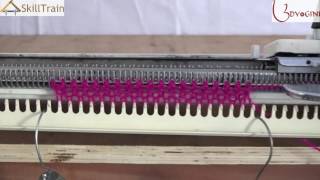 Learn to use the hand knitting machine [upl. by Eelinej]