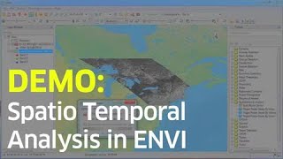 Spatio Temporal Analysis in ENVI [upl. by Arnst]