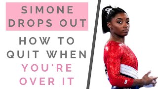 SIMONE BILES QUITS OLYMPICS How To Quit A Job Or Change Your Life  Shallon Lester [upl. by Perkins417]