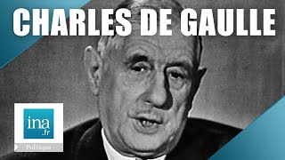 Les petites phrases du général de Gaulle  Archive INA [upl. by Akemaj]