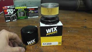 WIX Motorcycle Oil Filter Review [upl. by Nnael993]