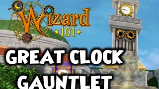 Wizard101 Great Clock Gauntlet Solo [upl. by Nidya537]