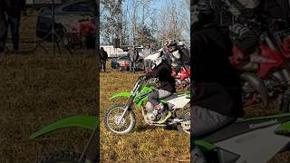 Took the 140 to masons first race dirtbike woodsrace kawasaki [upl. by Che]