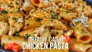 Addictive Creamy Cajun Chicken Pasta Recipe [upl. by Idelia]