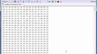 EmEditor Text Editor Binary Editing Feature [upl. by Ierna]