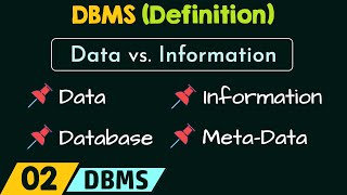 DBMS  Definition [upl. by Sined]