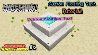 How to Create Custom Floating Text in Minecraft Bedrock Edition 116  Tutorial Series 008 [upl. by Gatian]