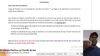 ¿Cómo redactar una conclusión  Guía rápida Ejemplostesis residencia profesional tesinaetc [upl. by Ahcropal730]