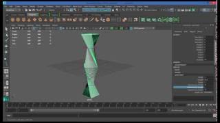 Tutorial Deformers Autodesk Maya 2016 [upl. by Lowry]