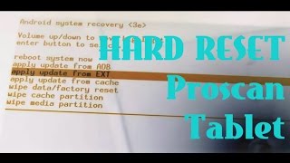 How To Hard Reset Proscan PTL1066 Tablet [upl. by Skell]