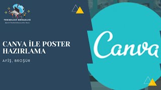 CANVA İLE POSTER HAZIRLAMA  AFİŞ BROŞÜR HAZIRLAMA [upl. by Niwred]