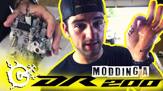 Modding A Suzuki DR200 Part 1 [upl. by Hirst489]