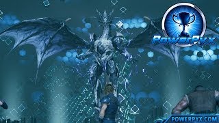 Final Fantasy VII Remake  Bahamut Boss Fight HARD DIFFICULTY [upl. by Galina]