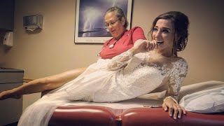 Bride Has Allergic Reaction to Flowers on Wedding Day [upl. by Amiaj404]