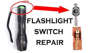 How to fix DimFlickering LED flashlight  Torch switch repair  Laser TailCap Disassembly [upl. by Krispin]