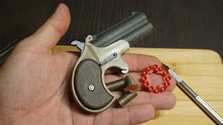 3D printed cap gun toy Remington Derringer [upl. by Vogele822]