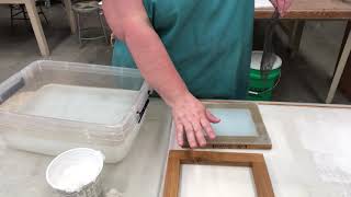 How to Make Handmade Paper with a Watermark [upl. by Ettezel]