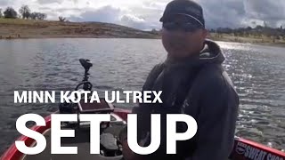 Minn Kota Ultrex Install and Set up Configuration [upl. by Aihsemek714]