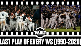 EVERY final play from the World Series from 19902020 [upl. by Older]