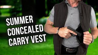 Summer Concealed Carry Vest  Comfortable and Durable [upl. by Ahtanamas]