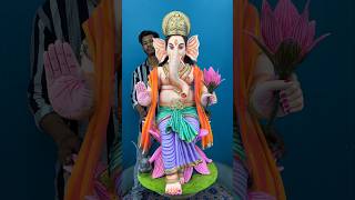 Deva Shree Ganesha❤️🥰  How to color Ganesh idol made of clay ganpatibappa colouringganpatiidol [upl. by Auria]