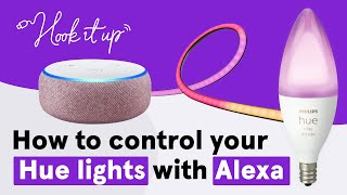 How to connect your smart lights to Alexa  Hook It Up [upl. by Paucker]